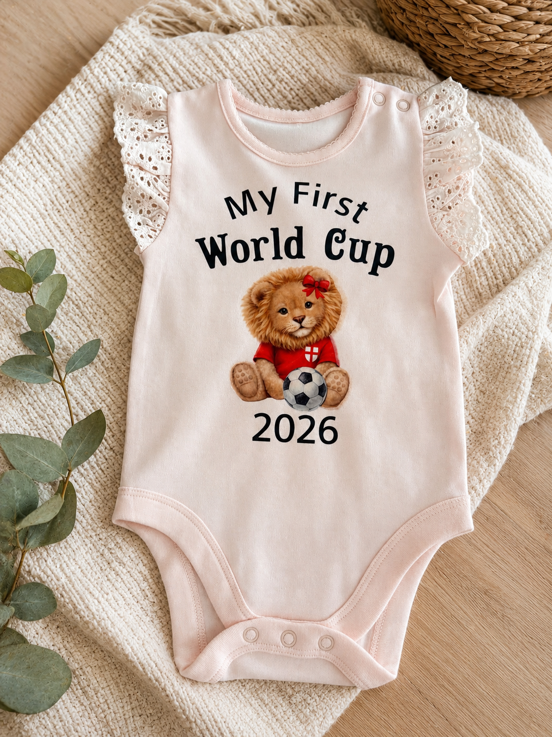 Personalised Baby Vest My First World Cup