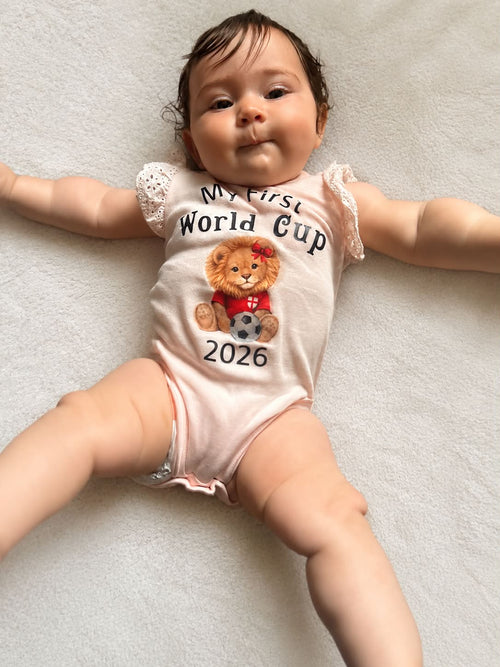Personalised Baby Vest My First World Cup