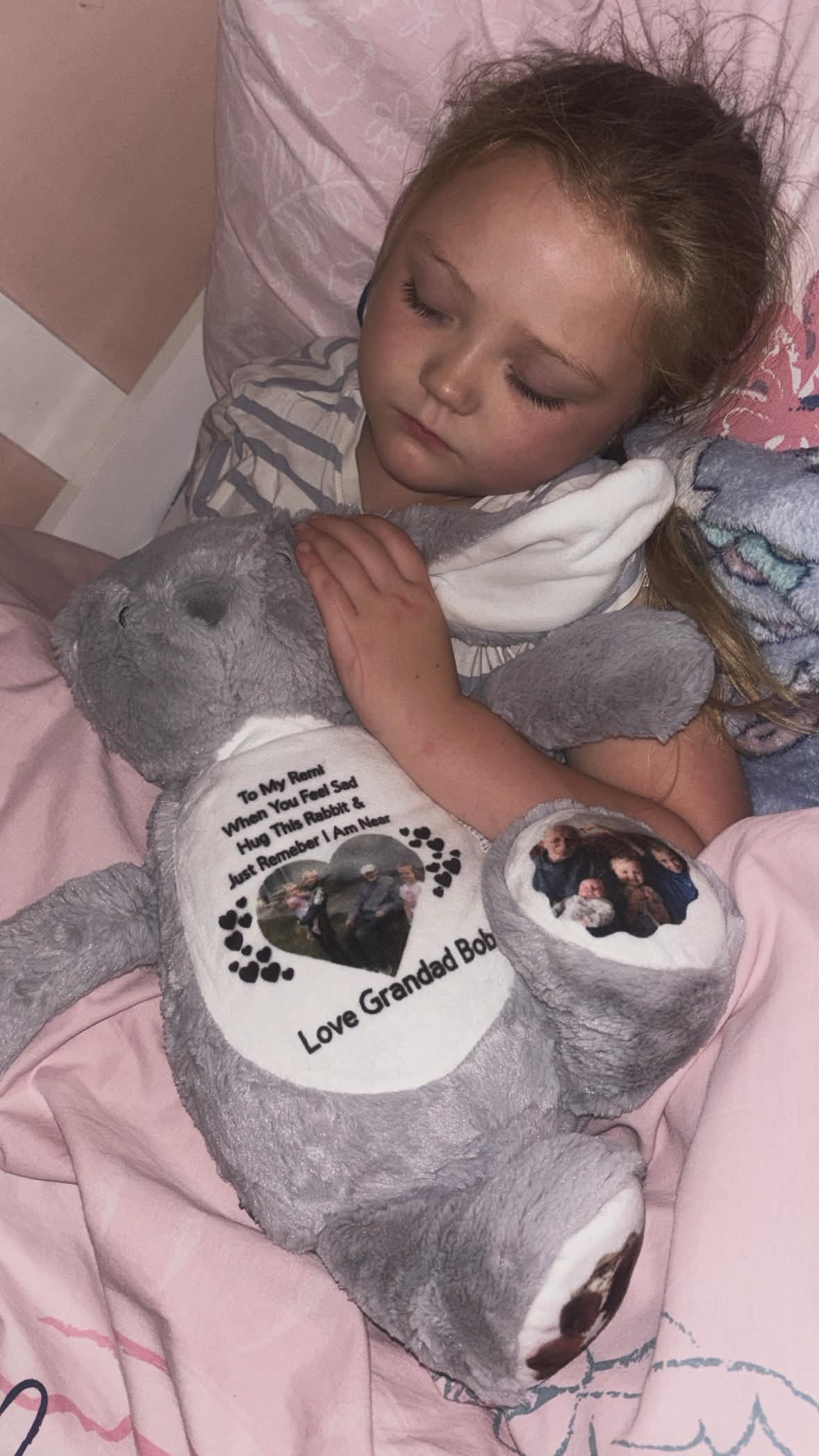 Personalised Memory Rabbit Plush Toy