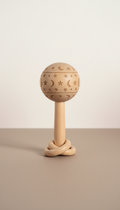 Engraved Wooden Baby Rattle